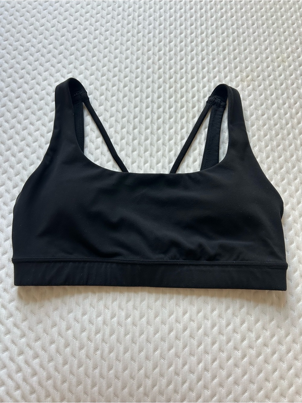 Athleta Black Strappy Sports Bra